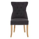 Regents Park Grey Linen Dining Chair