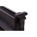 Black Rectangular Folding Kitchen Trolley