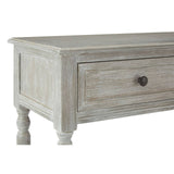 Heritage 2 Drawers Slate Grey Console Table
