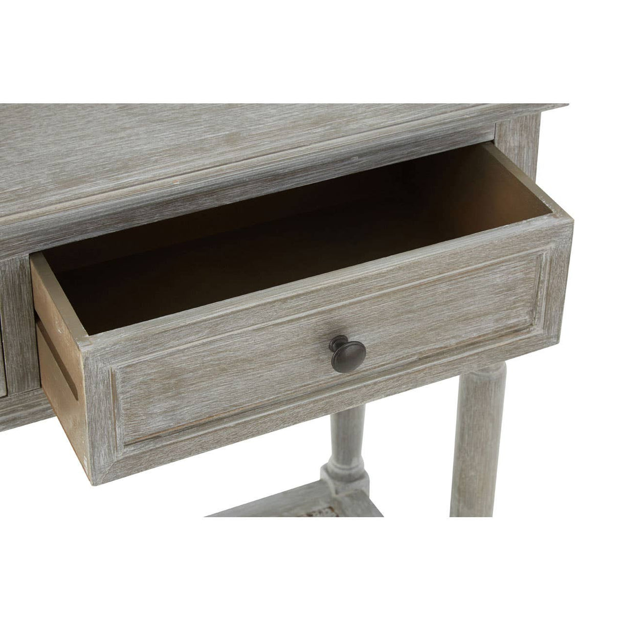 Heritage 2 Drawers Slate Grey Console Table
