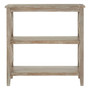 Heritage Two Tier Natural Wash Wooden Bookshelf