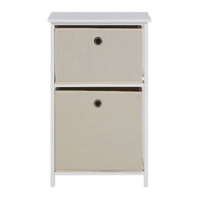 Lindo 2 Natural Fabric Drawers Cabinet