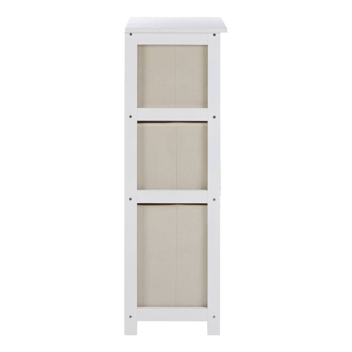 Lindo 3 Natural Fabric Drawers Cabinet