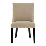 Regents Park Natural Linen With Curly Back Dining Chair