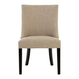Regents Park Natural Linen With Curly Back Dining Chair