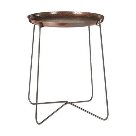 Hege Large Copper And Black Side Table