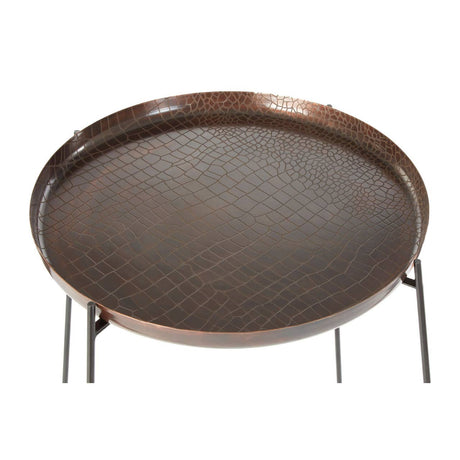Hege Large Copper And Black Side Table