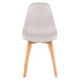 Stockholm White Chair With Beech Wood Legs