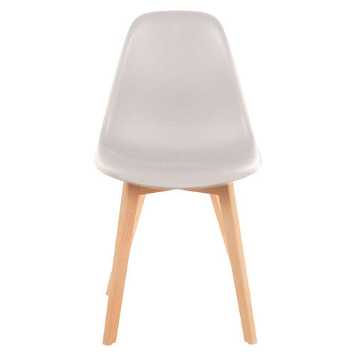 Stockholm White Chair With Beech Wood Legs