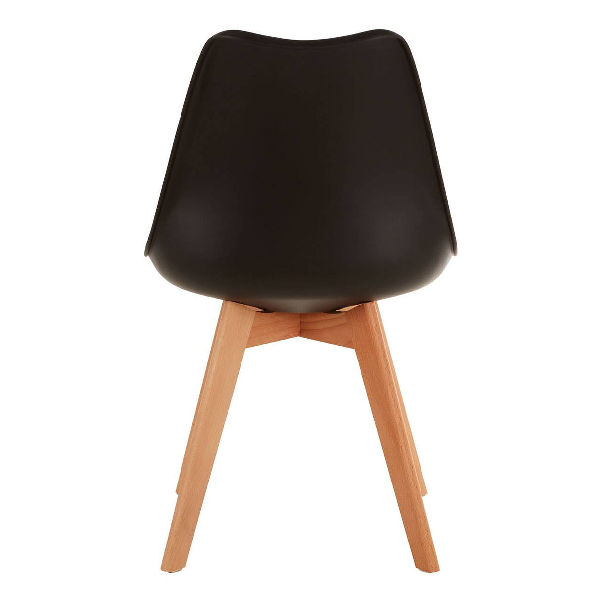 Stockholm Black Chair With Cushion
