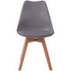 Stockholm Grey Chair With Cushion And Beech Wood Legs