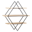 Brixton 3 Tier Rhombus Shelves