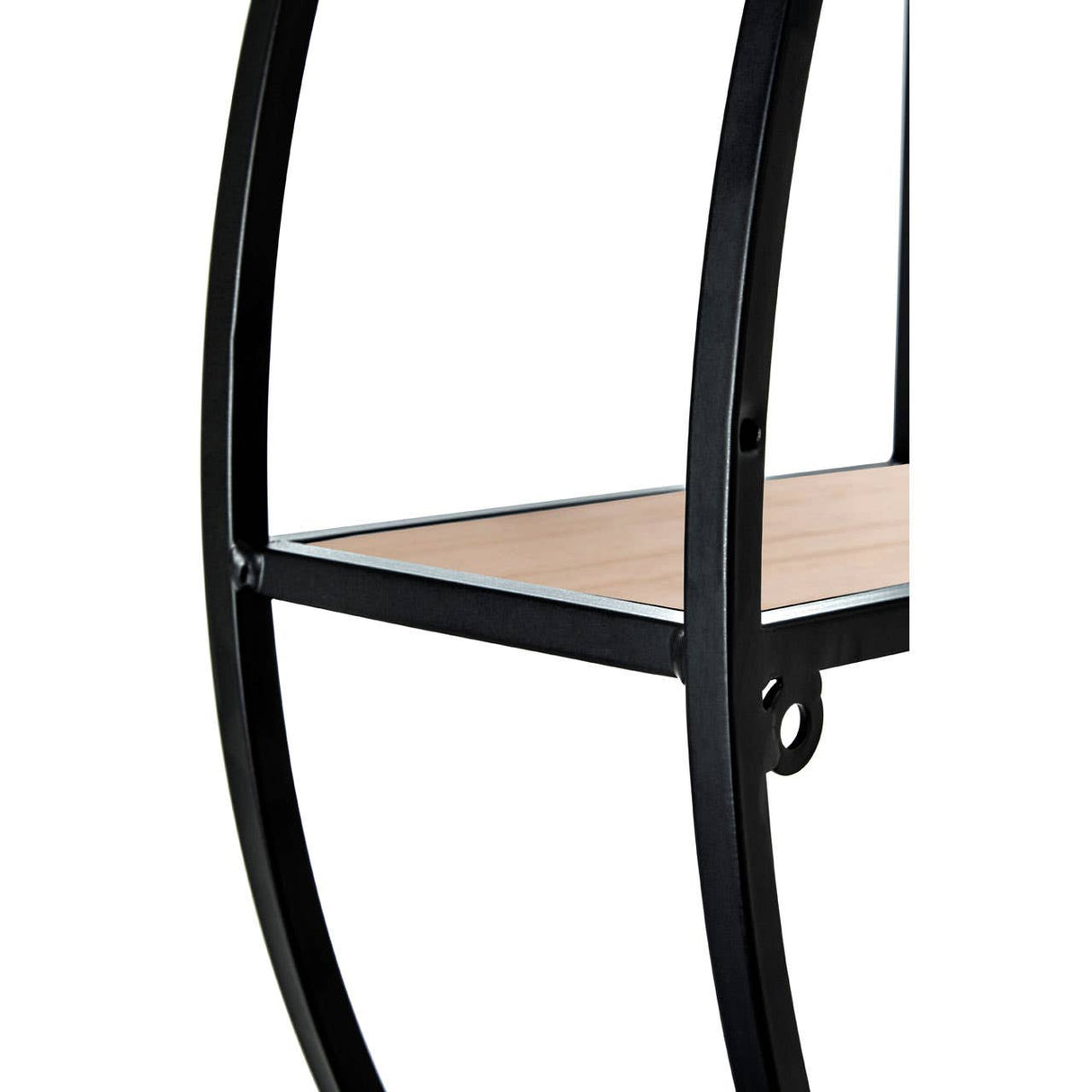 Brixton 3 Tier Round Metal Shelf