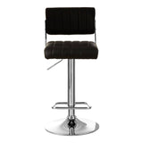 Stockholm Black Channel Design Seat Bar Stool