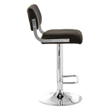 Stockholm Black Channel Design Seat Bar Stool