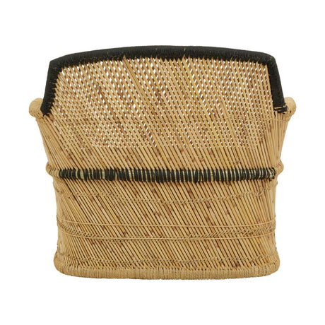 Rowan Two Seater Natural and Black Sofa