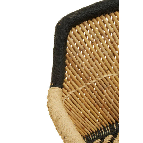 Rowan Two Seater Natural and Black Sofa