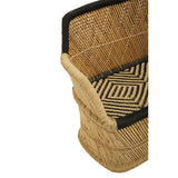 Rowan Two Seater Natural and Black Sofa