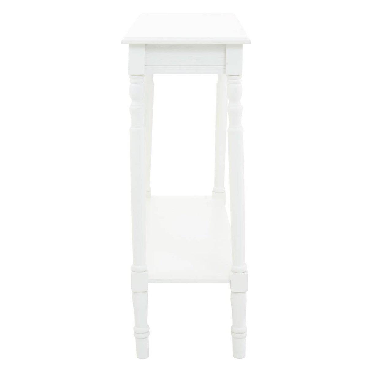 Heritage White Rectangular Console Table