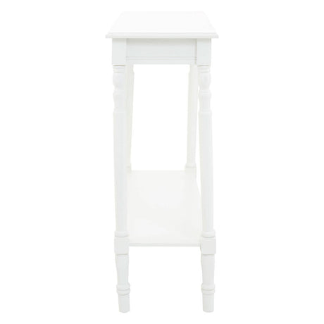 Heritage White Rectangular Console Table