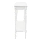 Heritage White Rectangular Console Table