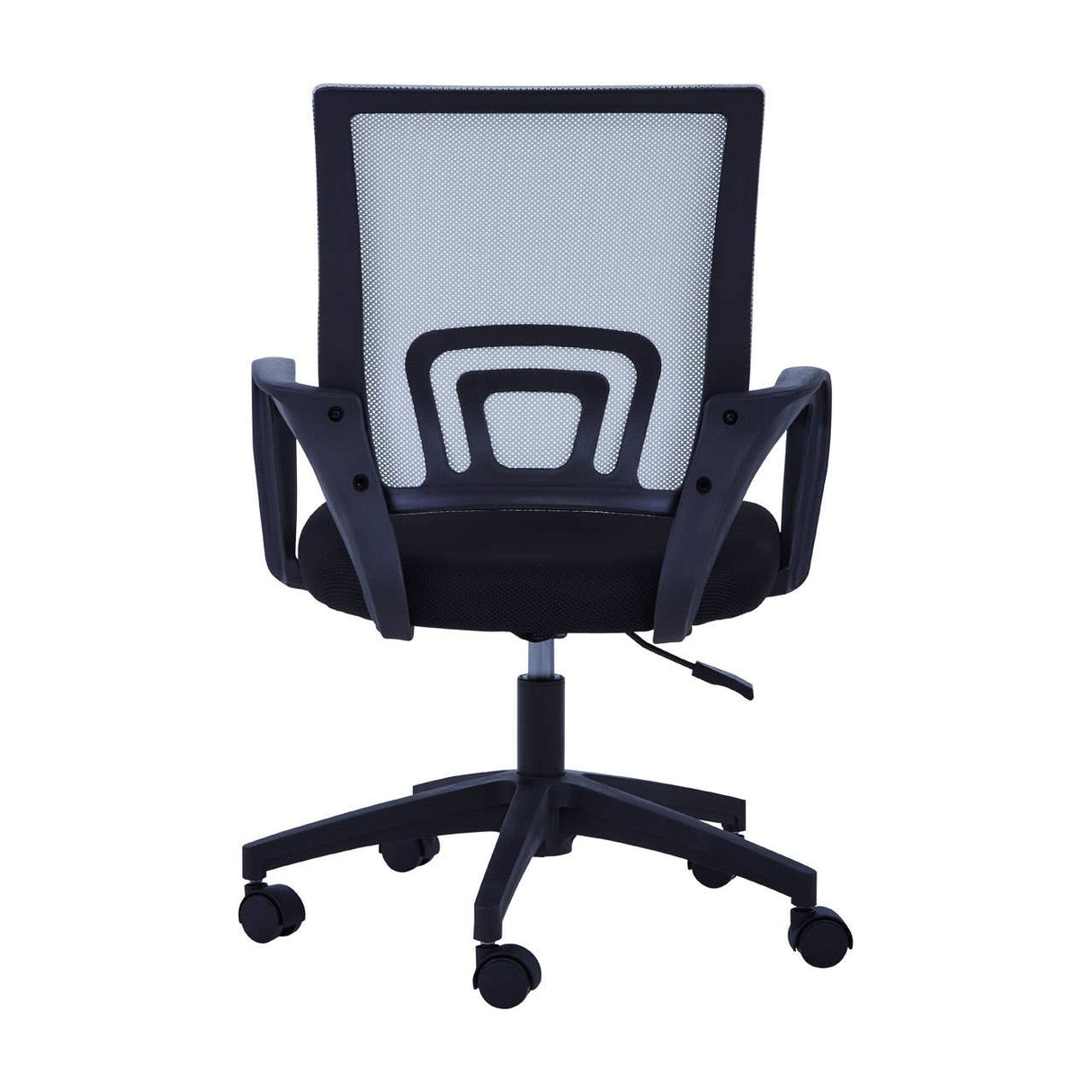Grey Home Office Chair With Black Arms