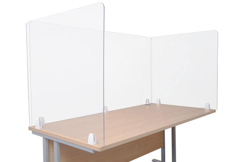 3 Piece Acrylic Protection Screens With Fittings Kit