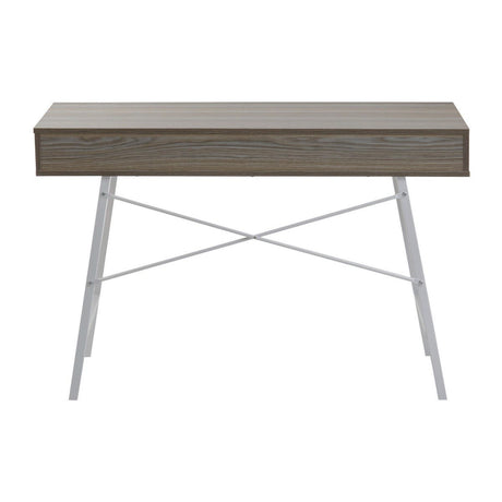 Bradbury Two Drawer Light Oak Veneer Desk