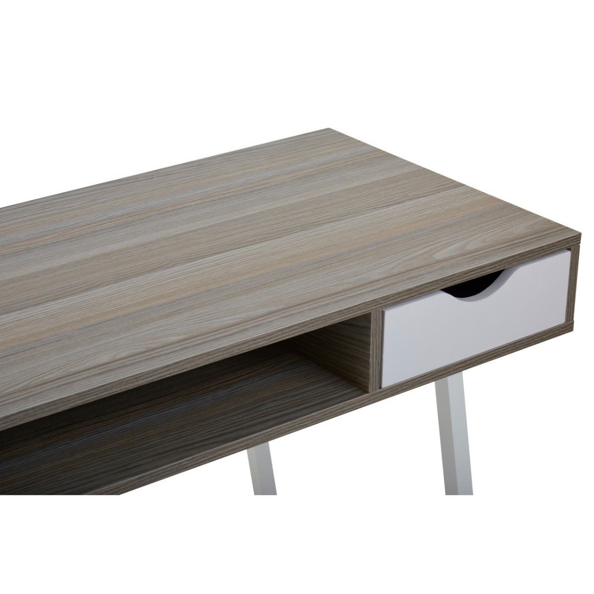 Bradbury Two Drawer Light Oak Veneer Desk