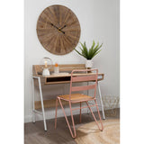 Bradbury Natural Oak Veneer Desk