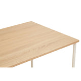 Bradbury Natural Oak Veneer Desk With Drawers