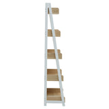 Bradbury Five Tier Natural Oak Shelf Unit