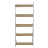 Bradbury Five Tier Natural Oak Shelf Unit