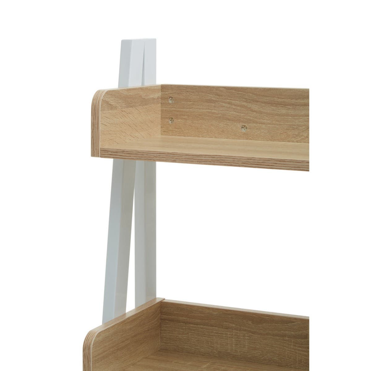 Bradbury Five Tier Natural Oak Shelf Unit