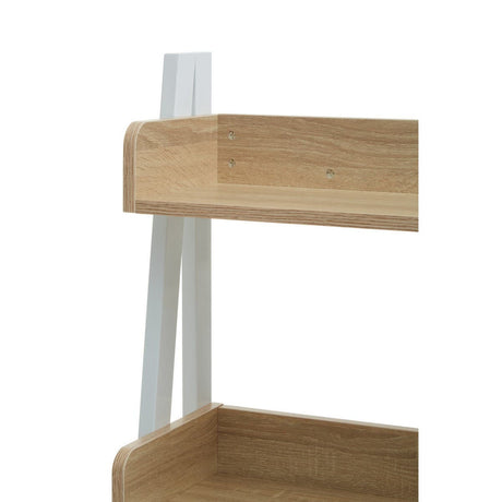 Bradbury Five Tier Natural Oak Shelf Unit