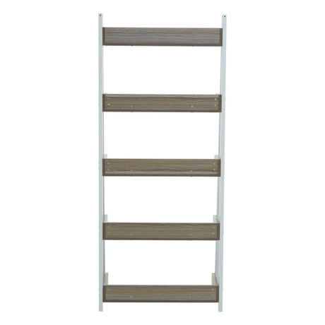 Bradbury Five Tier Light Oak Shelf Unit