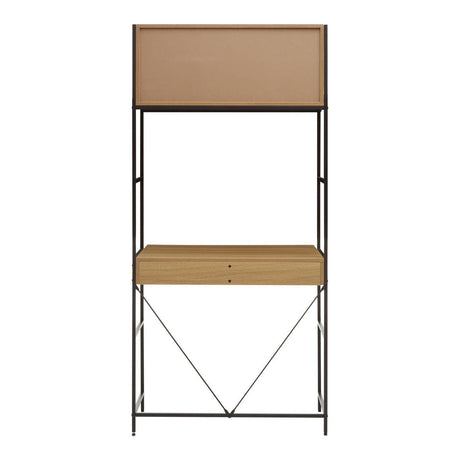 Bradbury Natural Oak Effect Shelf Unit