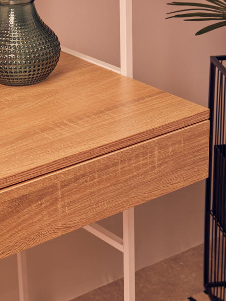 Bradbury Natural Oak Shelf Unit