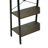 Bradbury Three Tier Dark Oak Veneer Ladder Shelf Unit