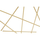 Farran Gold Finish Console Table With Mirror Top