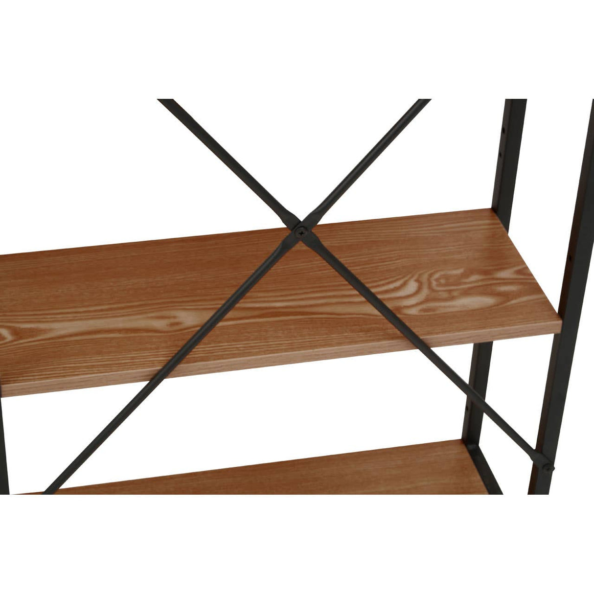 Laxton Red Pomelo Desk With Shelves