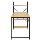 Laxton Light Yellow Desk With Shelves