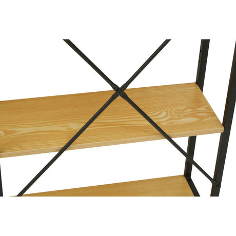 Laxton Light Yellow Desk With Shelves