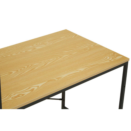 Laxton Light Yellow Desk With Shelves