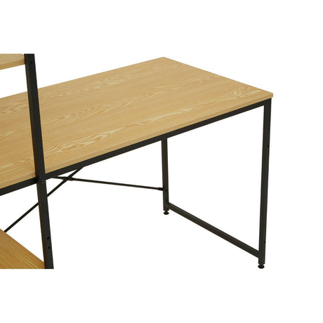 Laxton Light Yellow Desk With Shelves