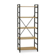 Laxton 5 Tier Light Yellow Shelf Unit