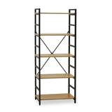 Laxton 5 Tier Light Yellow Shelf Unit