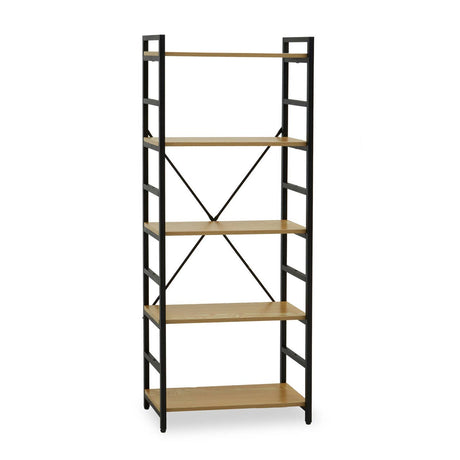 Laxton 5 Tier Light Yellow Shelf Unit