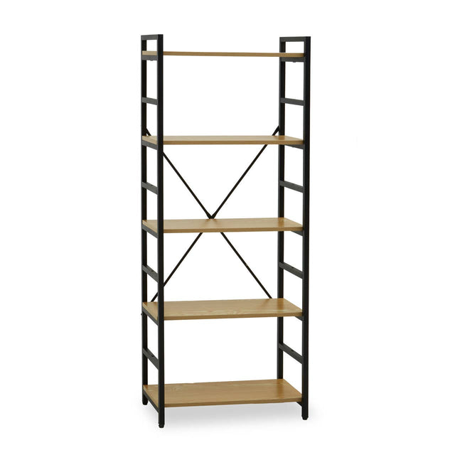 Laxton 5 Tier Light Yellow Shelf Unit
