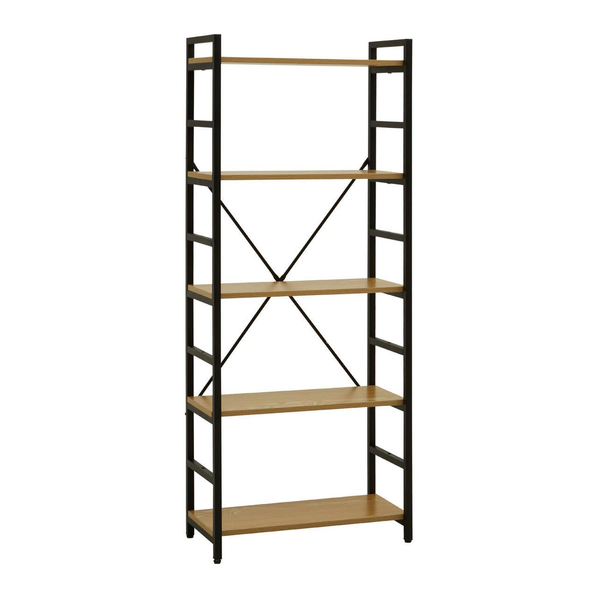 Laxton 5 Tier Light Yellow Shelf Unit